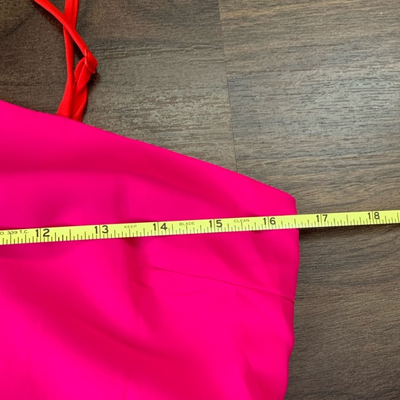 Sugar Lips Pink Red Asymmetrical Dress size M - Picture 10 of 10
